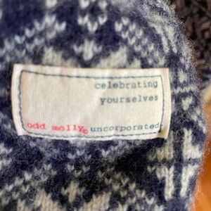 Odd Molly Knit Jacket Cardigan -Navy